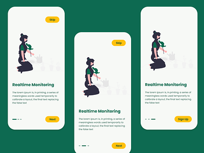 Onboarding Screens for an Agric App