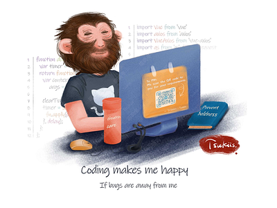 Coding maks me happy code coding programme programming technology