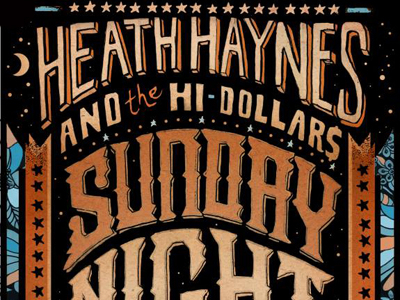 Hi-Dollars show poster by Rachel Briggs on Dribbble