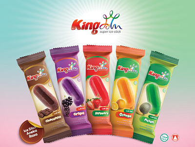Kingdom Ice Cream Logo & Package Design branding design logo logo design logodesign