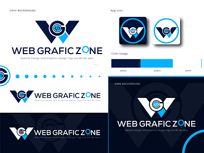 WGO - Web Graphic zOne Details branding graphic design graphicdesign icon icons letter w lettermark logo web design