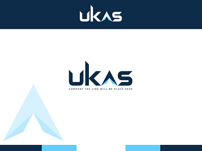 UKAS LOGO - UK AVIATION SALES COMPANY aircraft branding icon logo