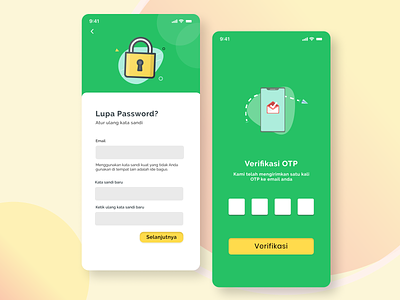 Forget Password & Verification | UI Mobile App