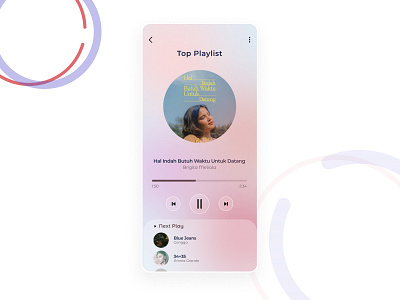 Music Player App clean app mobile app modern design music player uiux uiuxdesign