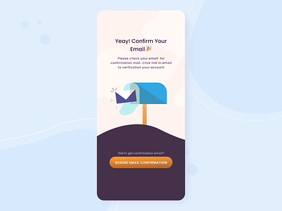 Email Confirmation📩 - UI Element clean app email email confirmation email verif forget password illustration uiux verif design verification email