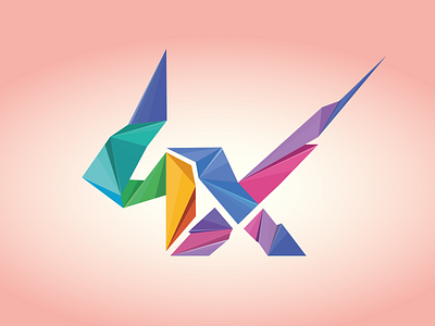 4X Abstract Logo