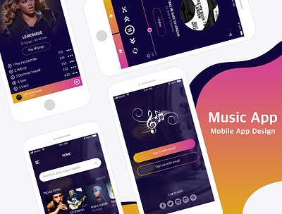 Music App app app concept app design application application design application ui design design app mobile mobile app mobile app design mobile design music app music app design music app ui music application music player ui ui ux design ui design