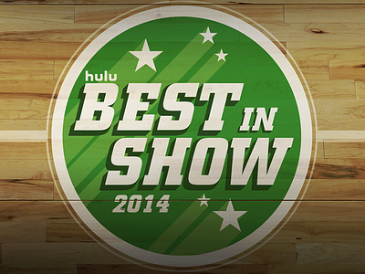 Hulu Best in Show title treatment basketball court hulu tv