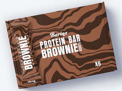 Packaging design for protein bars.