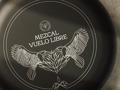Branding work for a mezcal company. agave branding design eagle graphic design illustrator label label design logo mezcal packaging packaging design tequila