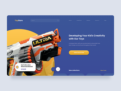 ToyStars Web | Creative Month #18 branding design shop store toys ui web