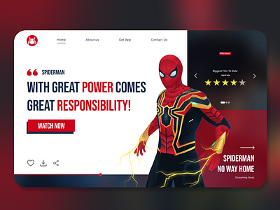 Spidy batman branding dc graphic design marvel motion graphics nowayhome peter spidy superhero ui website