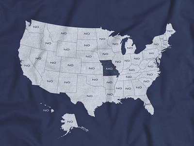 NO/MO apparel awesome map missouri no states usa