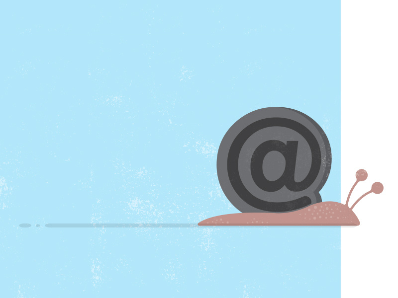 Slow Email by Stewart Design on Dribbble