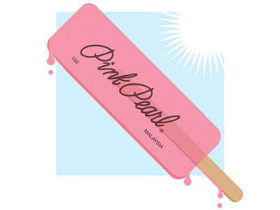 Pink Pearl Popsicle