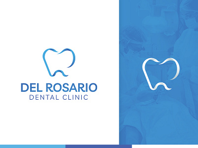 Del Rosario Dental Clinic branding clinic dental dental logo design logo logodesign medical