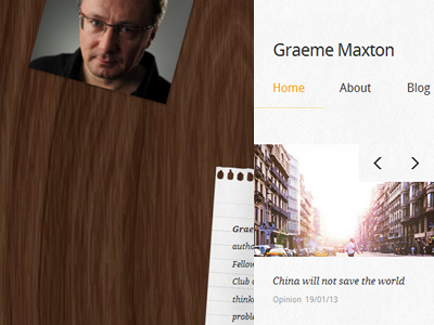 Graeme Maxton design web