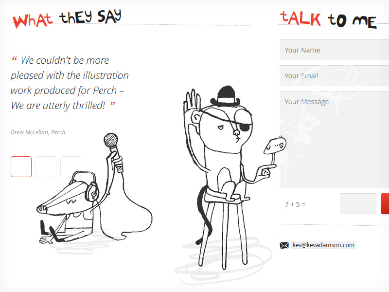 Better badger illustration quirky weird web design