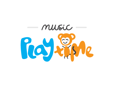 Music Playtime branding character design design illustration logo typography vector