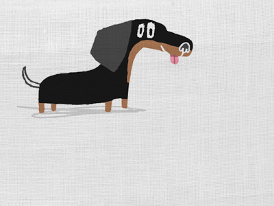 Woof! animation dog illustration woof