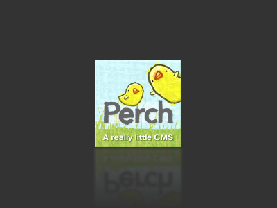 Perch Ad advert cms design illustration perch