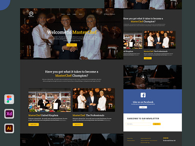 Chef website ui design