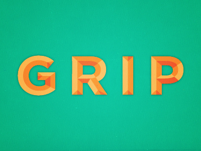 Grip gotham grip type typography uppercase