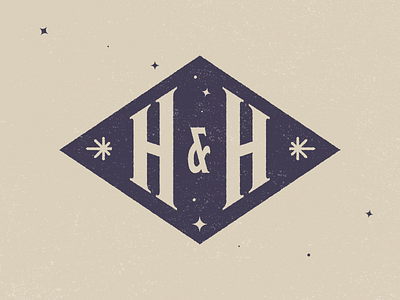 H & H branding cannabis color design graphic design logo monogram type typography