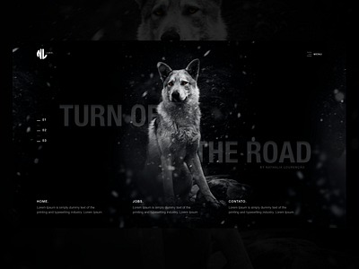 Landing Page: Turn of the Road
