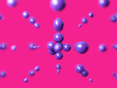 Crazy Grape Balls 🍇C4D 3d 3d animation 4d animation attractive background balls c4d cinema 4d cinema4d color colorful design easy funny grape motion pink ui violet