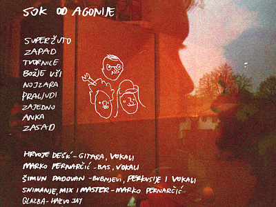 Sok od agonije album cover - back