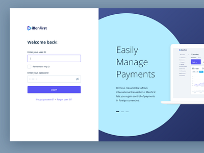 Login Page authentication design fintech login login page sign in ui user interface ux