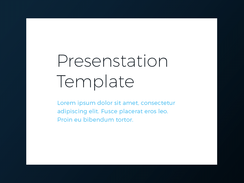 Presentation Card Generator card data kpi modular presentation slide template