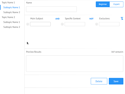 Visual Query Builder animation builder form guideline guidelines motion query ui ux wireframe wireframing