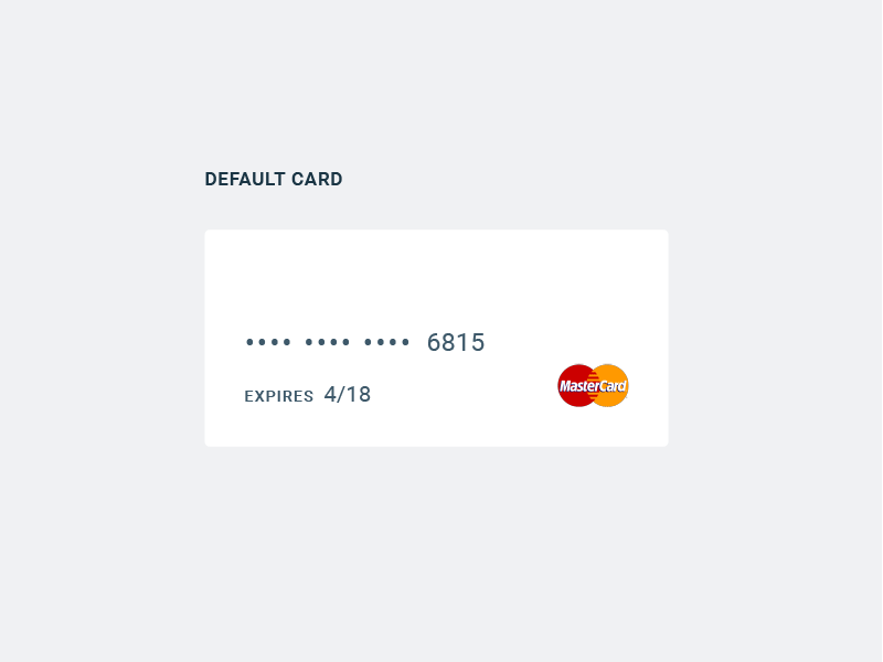 Credit Card States Iteration