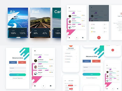 My #Top4Shots from 2018 app card data gradient metric ui user interface ux