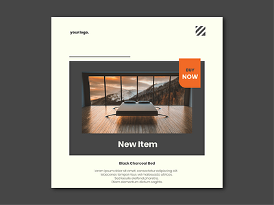 Instagram Design Template | (Furniture-03) branding business design exploration furniture graphic graphic design instagram post instagram template social media design