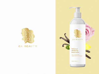 Branding for Ca Beauty - Lotion Product Mockup 3d branddesign branding graphic design logo mockup packaging packagingdesign productdesign