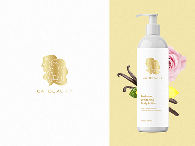 Branding for Ca Beauty - Lotion Product Mockup