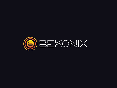 Bekonix branding design icon logo typography vector
