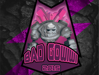 Pro Gamer Logo black brand branding branding design clash of clans gamers gaming branding gaming logo golem golem logo logo logo design logo design branding logo mark logodesign pink pro gamer purple violet