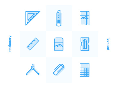 Stationery Icon Set