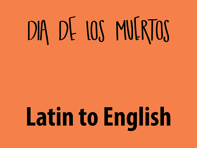 Latin to English Translation