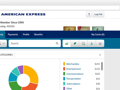 American Express E-statement