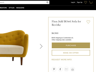 1stdibs Ecommerce Experience 1stdibs antiques ecommerce luxury rare shopping