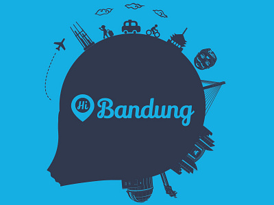 Hi Bandung Cover animation art cover creative design icon music typography