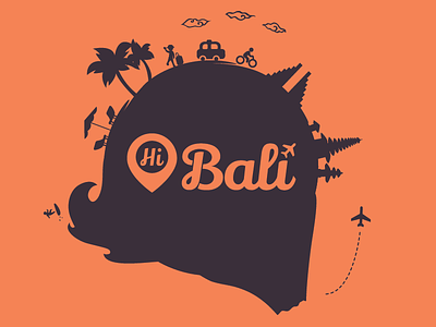 Hi Bali Cover animation art cover creative design icon music typography