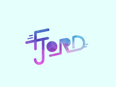 Fjord Alternative Music Logo band branding branding identity creative dreamy fjord identity logo music music logo musician sky visual