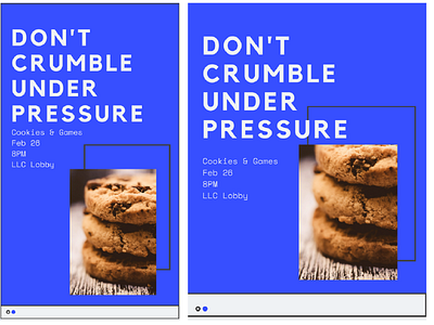 Don't Crumble advertising poster poster design