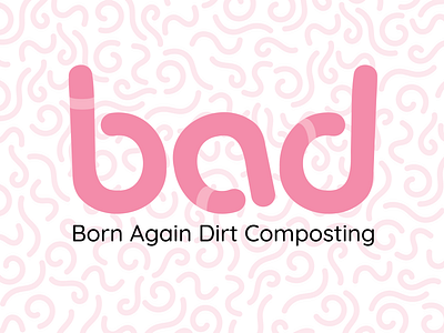 BAD Composting adobe illustrator advertising branding compost coop design dirt illustration local logo nc